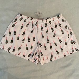 Champagne Pink&Green pj shorts